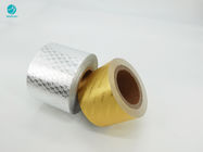 6,5 papier de papier aluminium de Mic Gold Silver Embossing Logo pour le paquet de cigarette