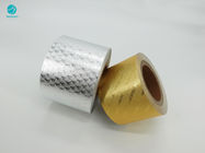 6,5 papier de papier aluminium de Mic Gold Silver Embossing Logo pour le paquet de cigarette