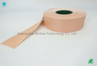 papier filtre de tabac de 34-35gsm Grammage empaquetant le traitement rose de lustre de revêtement de couleur de matières premières