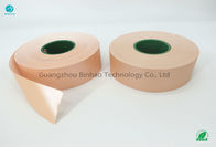 La couleur rose de papier filtre de tabac a imprimé la surface du Roi Size Pearl Oil de largeur de 64mm