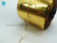2 millimètres d'or de couleur de larme de bande de bande de matériel de Bopp pour la boîte de cigarette