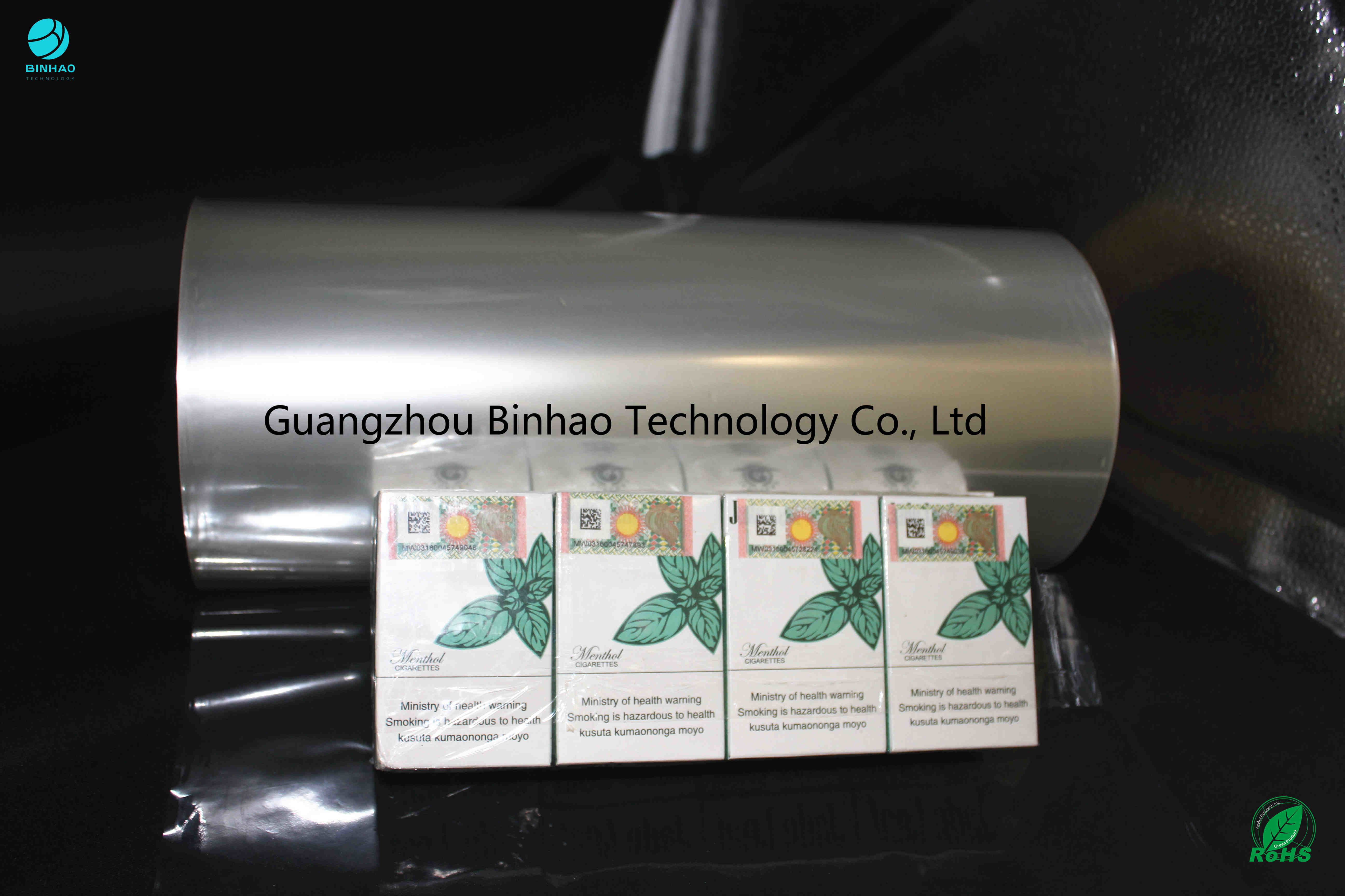 La rigidité a augmenté le noyau interne 76mm de matériaux d'emballage de cigarette de film d'emballage de PVC de clarté