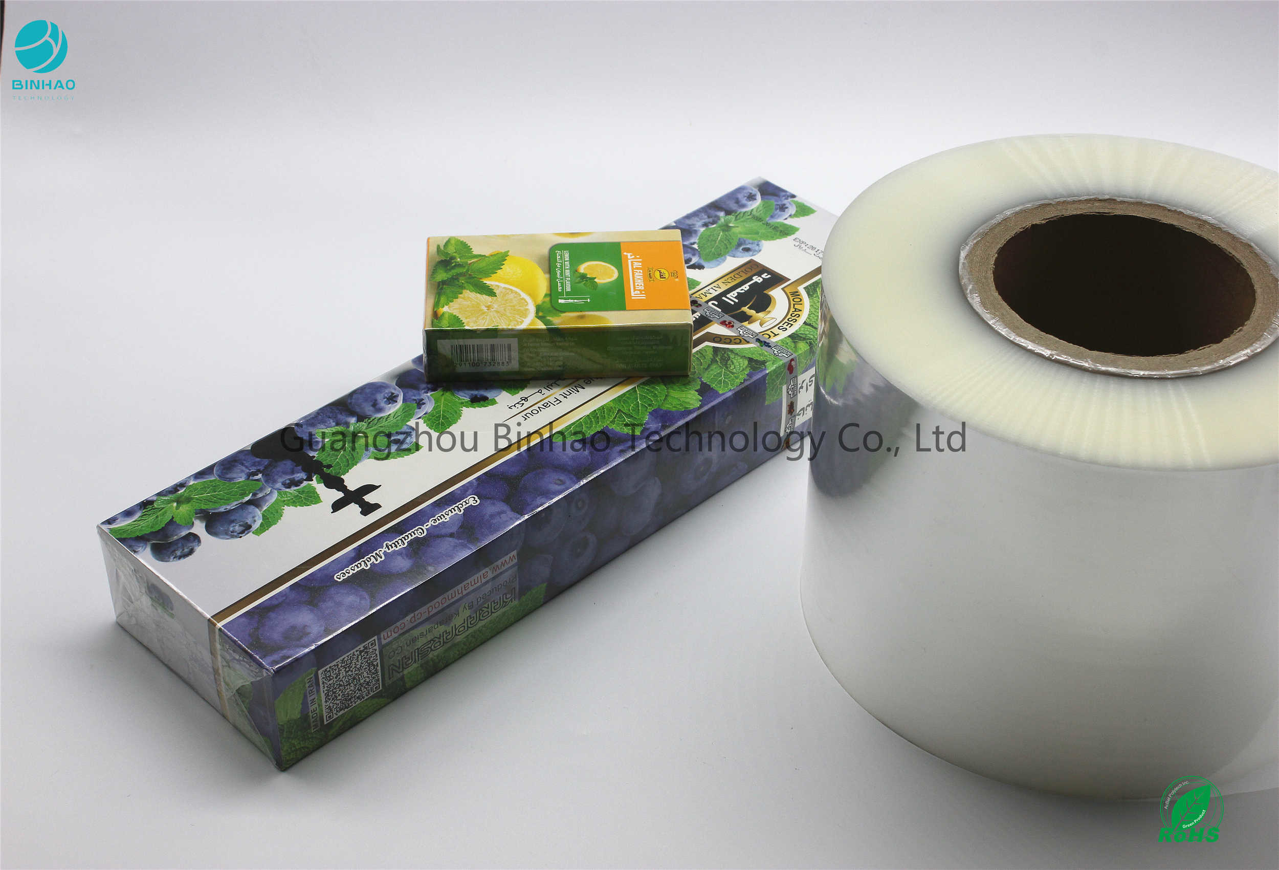 Obturabilité de la chaleur pour le paquet intérieur de cigarette et le petit pain de film externe de la largeur BOPP du paquet 120mm 350mm
