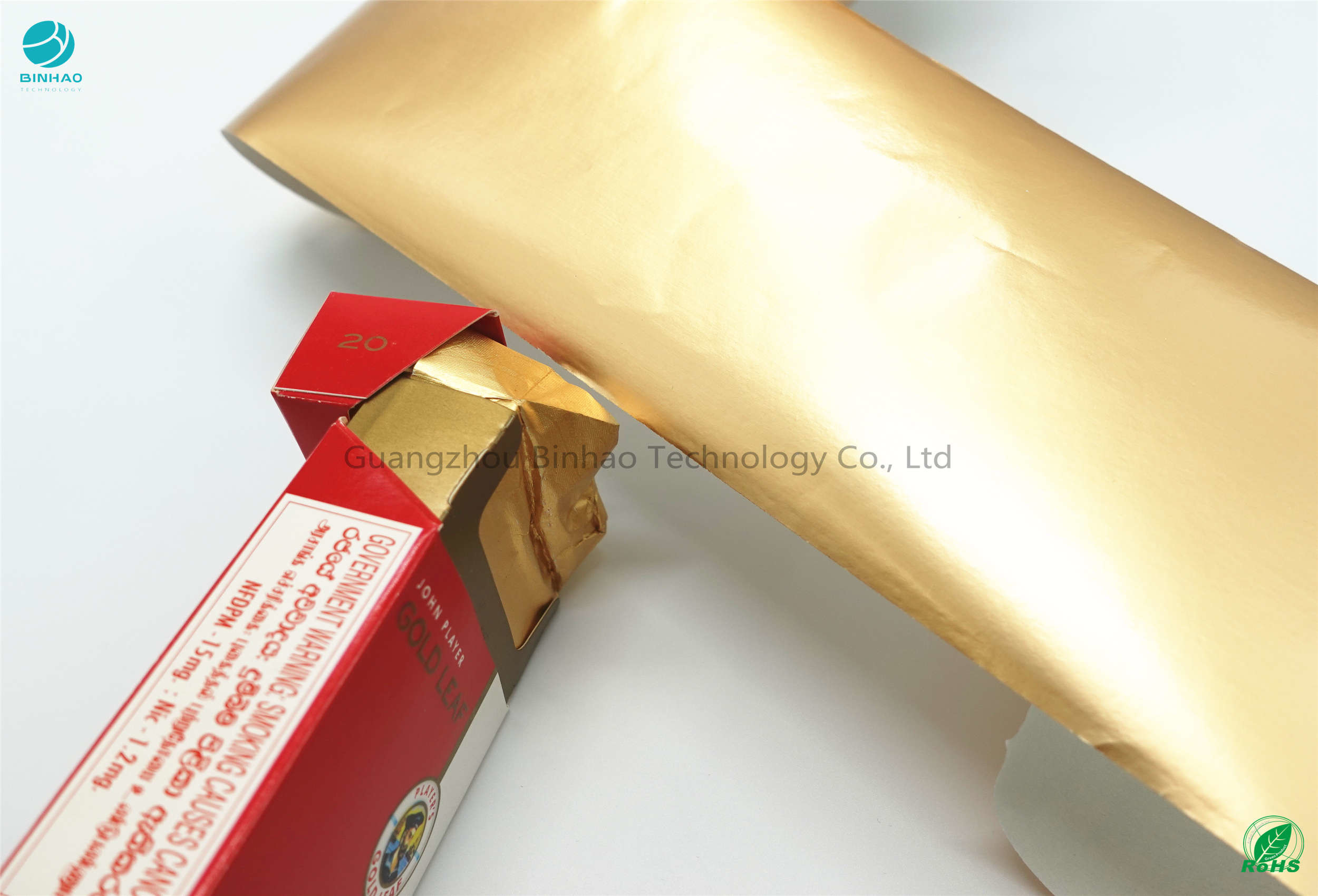 Ligne simple papier de papier aluminium de la minute 83mm de 1% pour le paquet de nourriture de cigarette