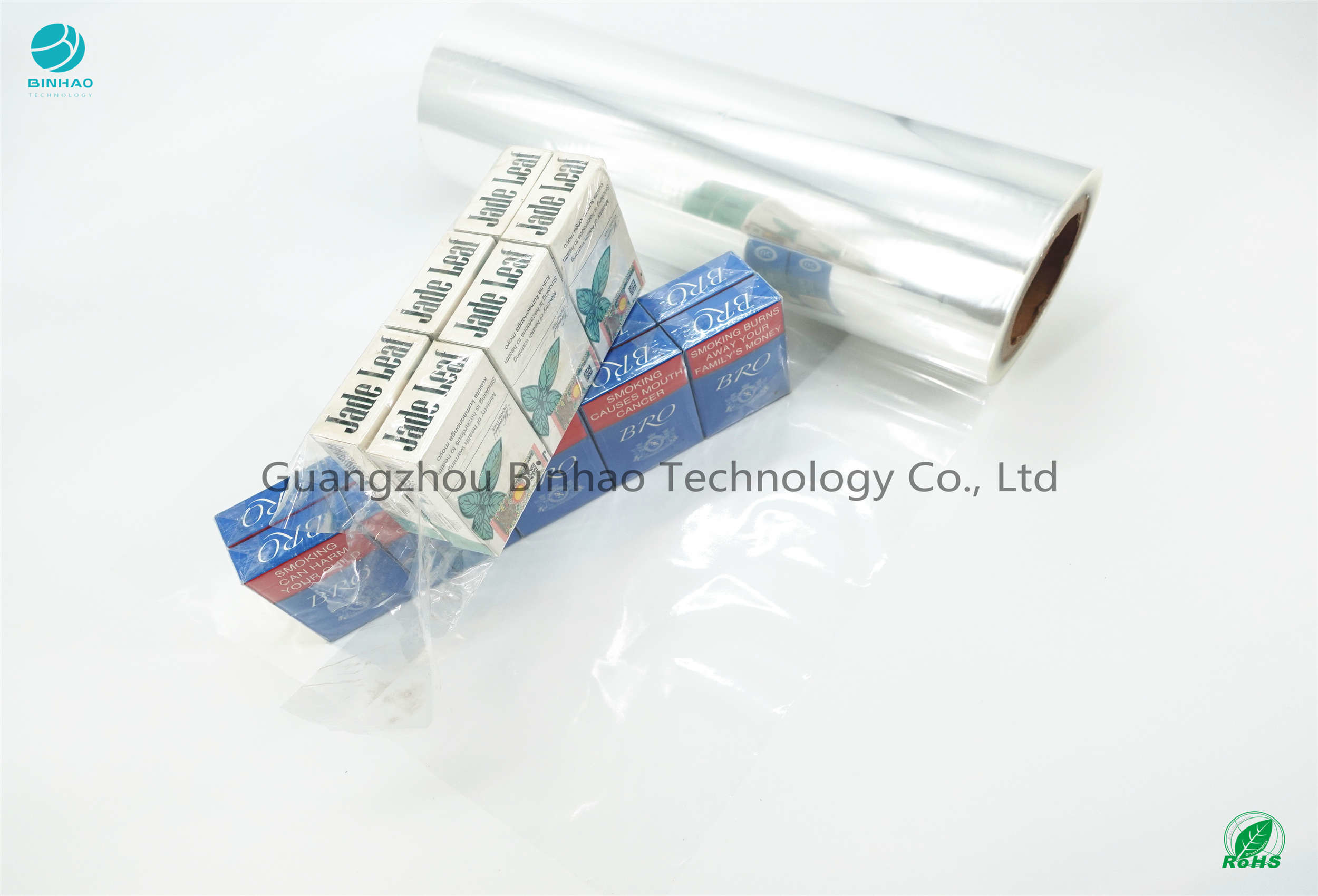 Film de empaquetage de tabac de PVC du polyvinyle 350mm de catégorie comestible