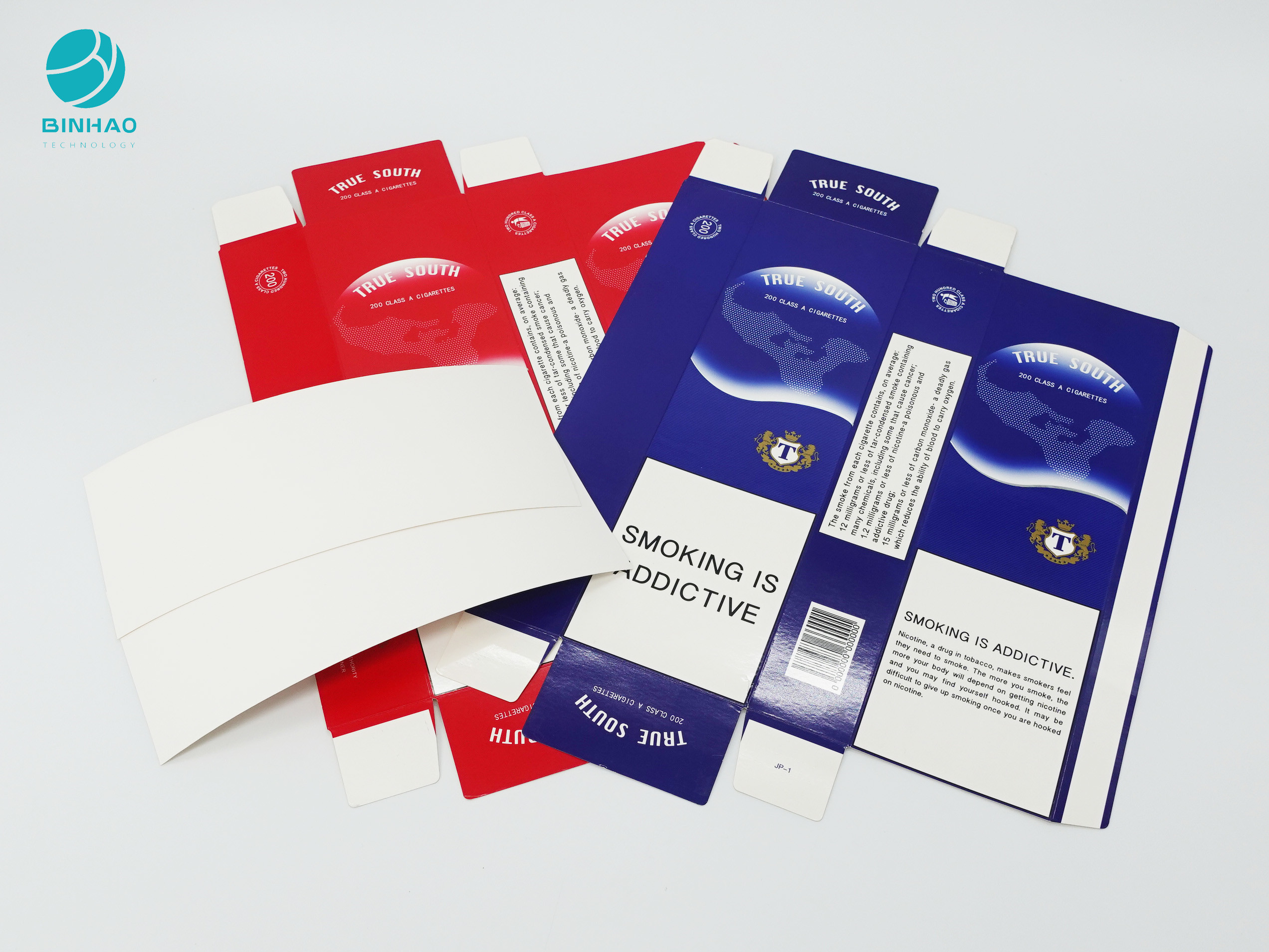 Carton fait sur commande de carton de boîte de porte-cigarettes de tabac avec la conception personnalisée