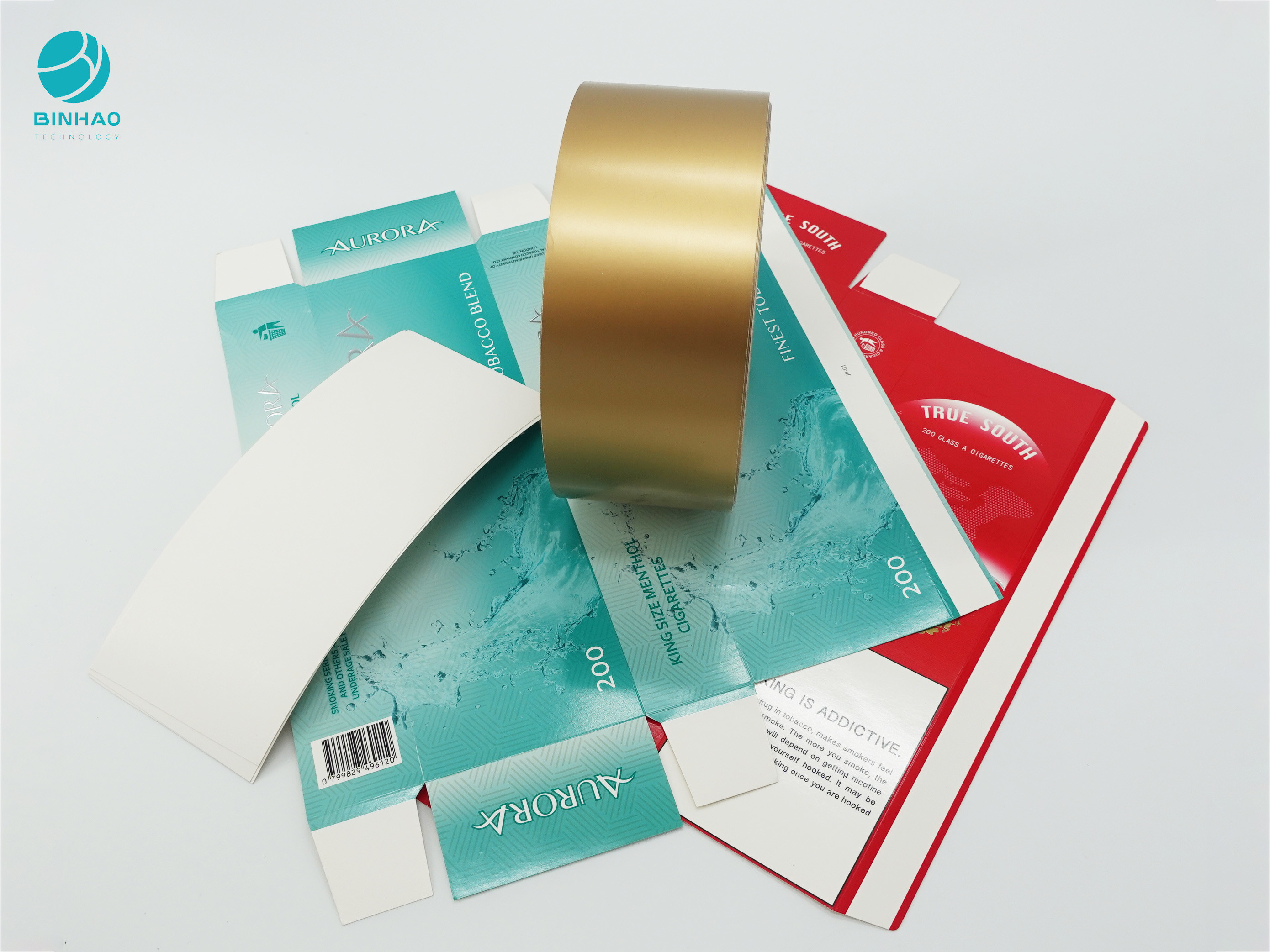 Faits sur commande de relief modèlent les caisses durables de papier de carton pour l'emballage de cigarette