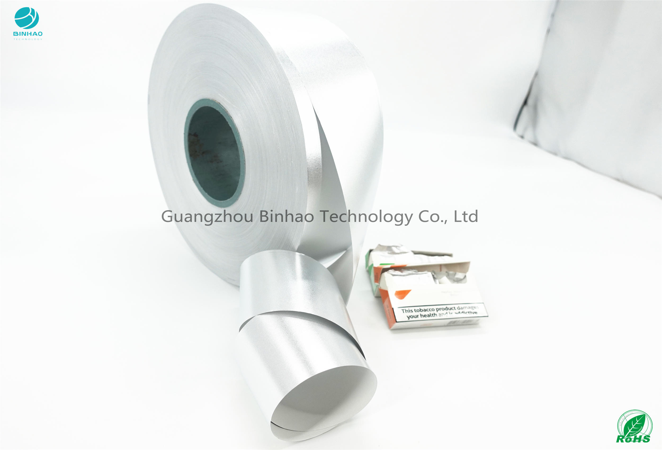 Poids de papier du papier brut 34-40gsm de produit de paquet d'E-cigarette du papier aluminium HNB
