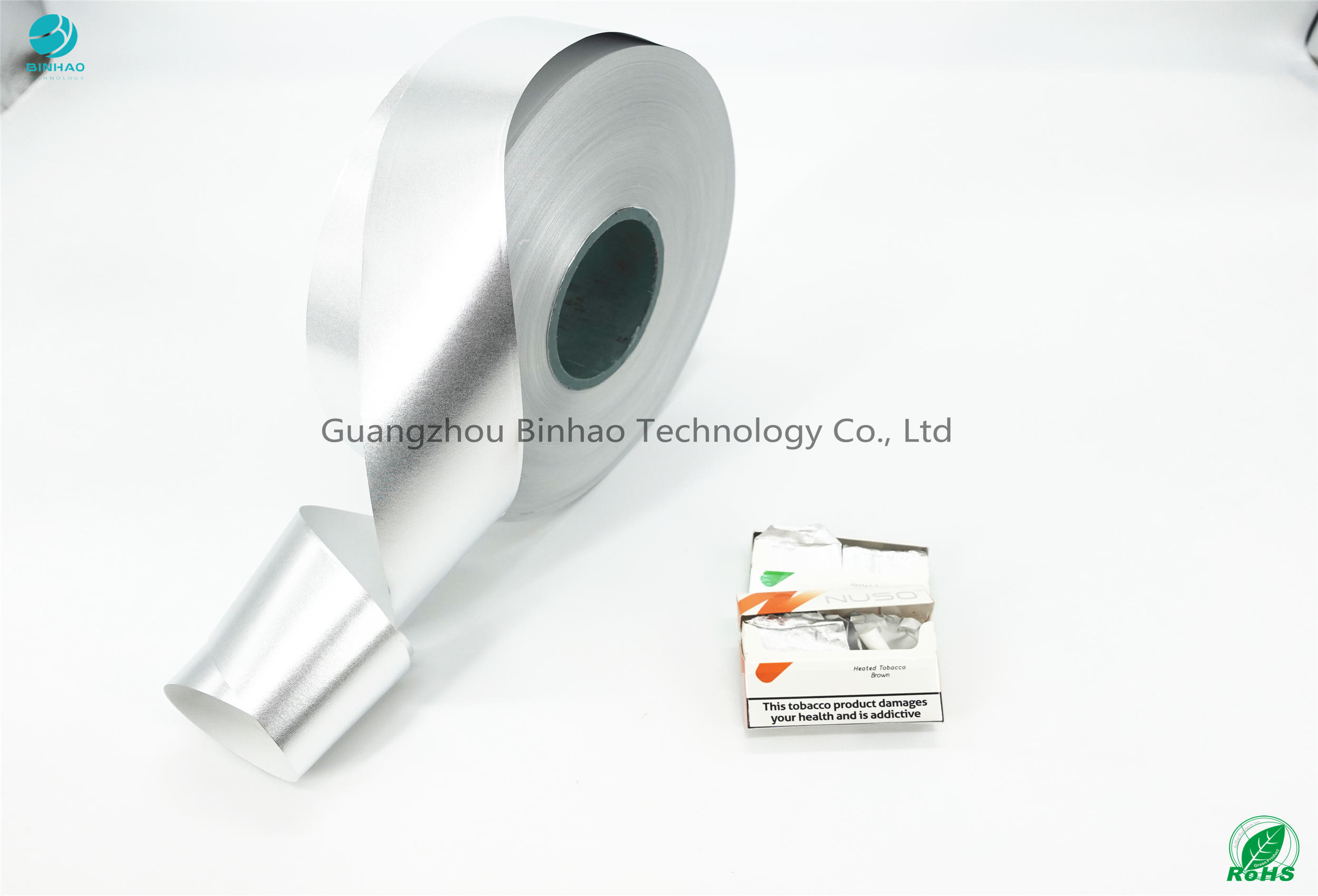 Papier de papier de papier aluminium de l'épaisseur 42GSM de produit de paquet d'E-cigarette de HNB