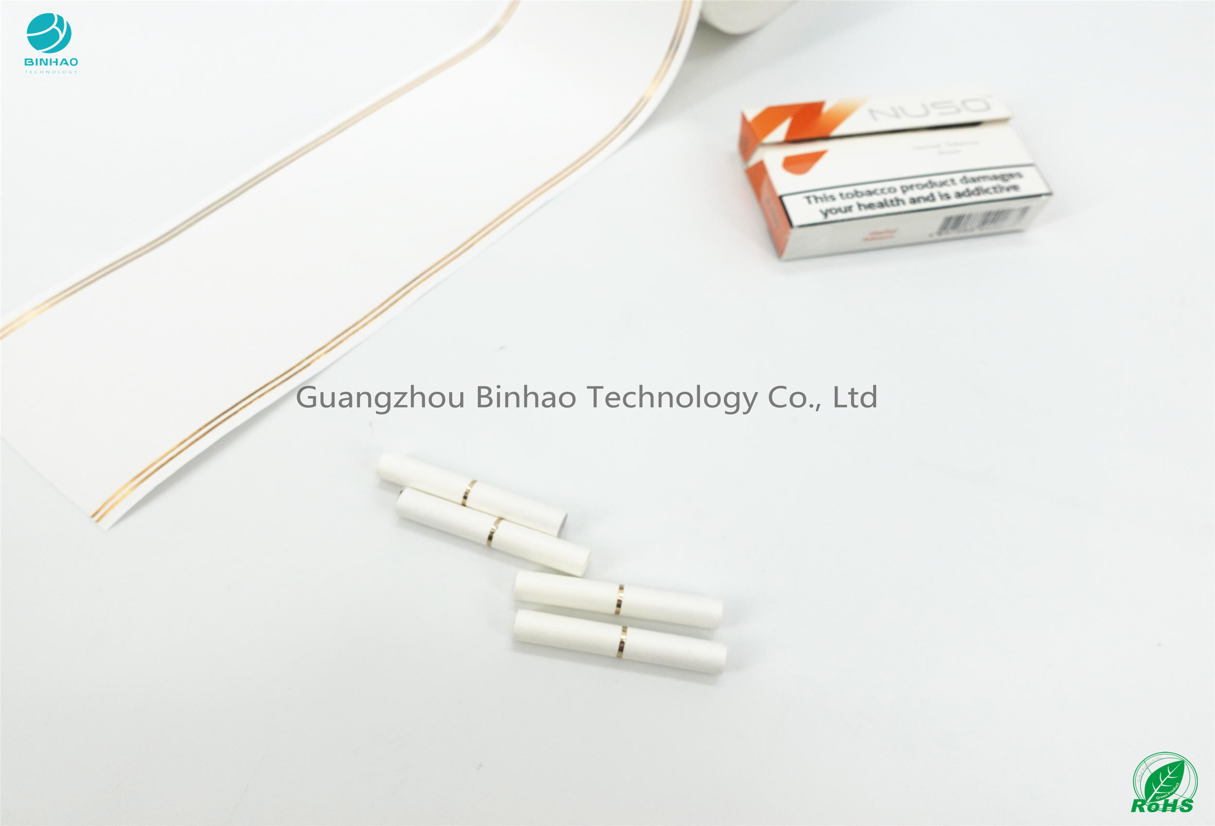 Emboutage de la taille des matériaux 50mm de paquet d'E-cigarette de l'impression de blocage d'or de papier HNB
