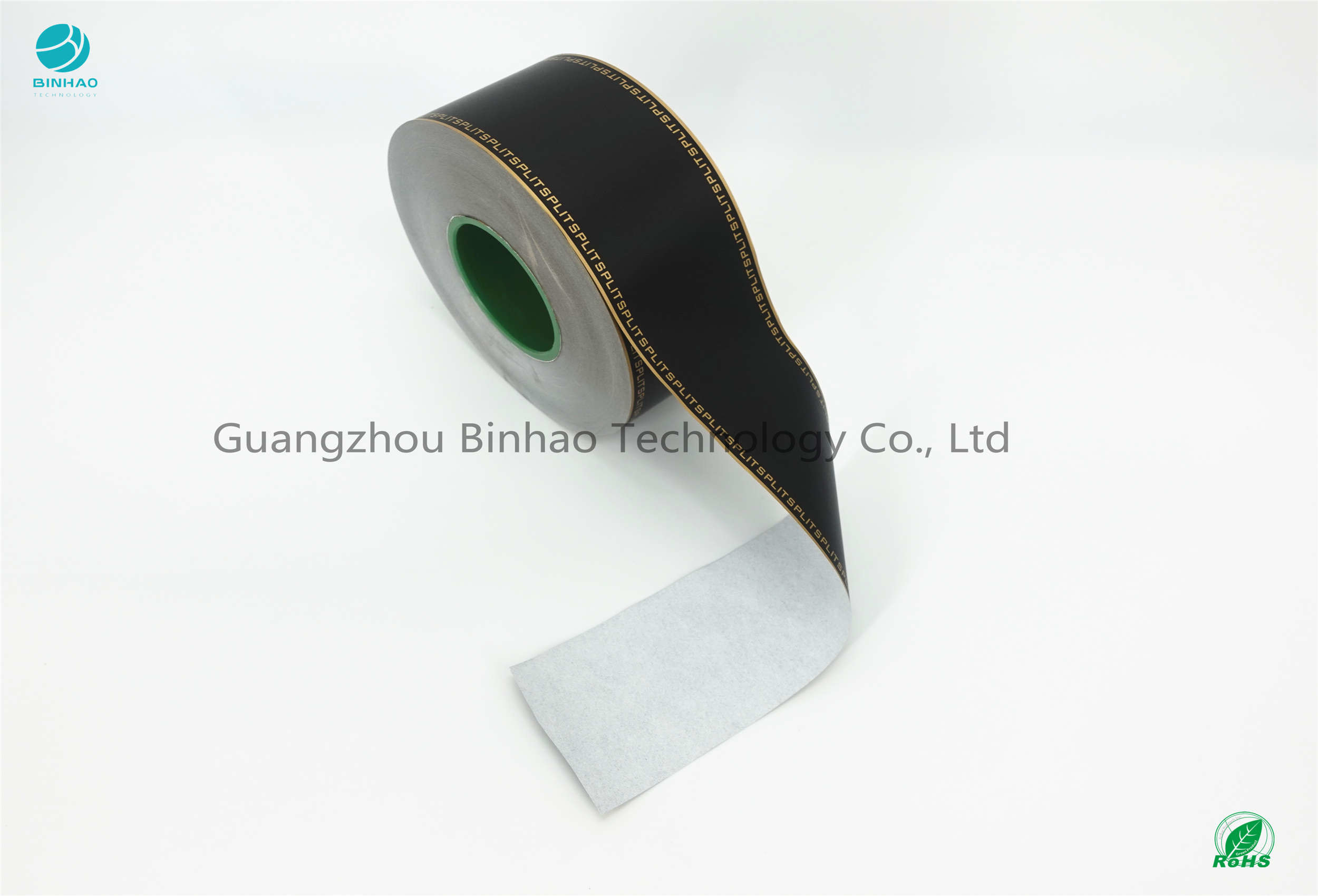 Doubles matériaux d'emballage noirs de papier filtre de tabac de taille du revêtement 70mm de couleur