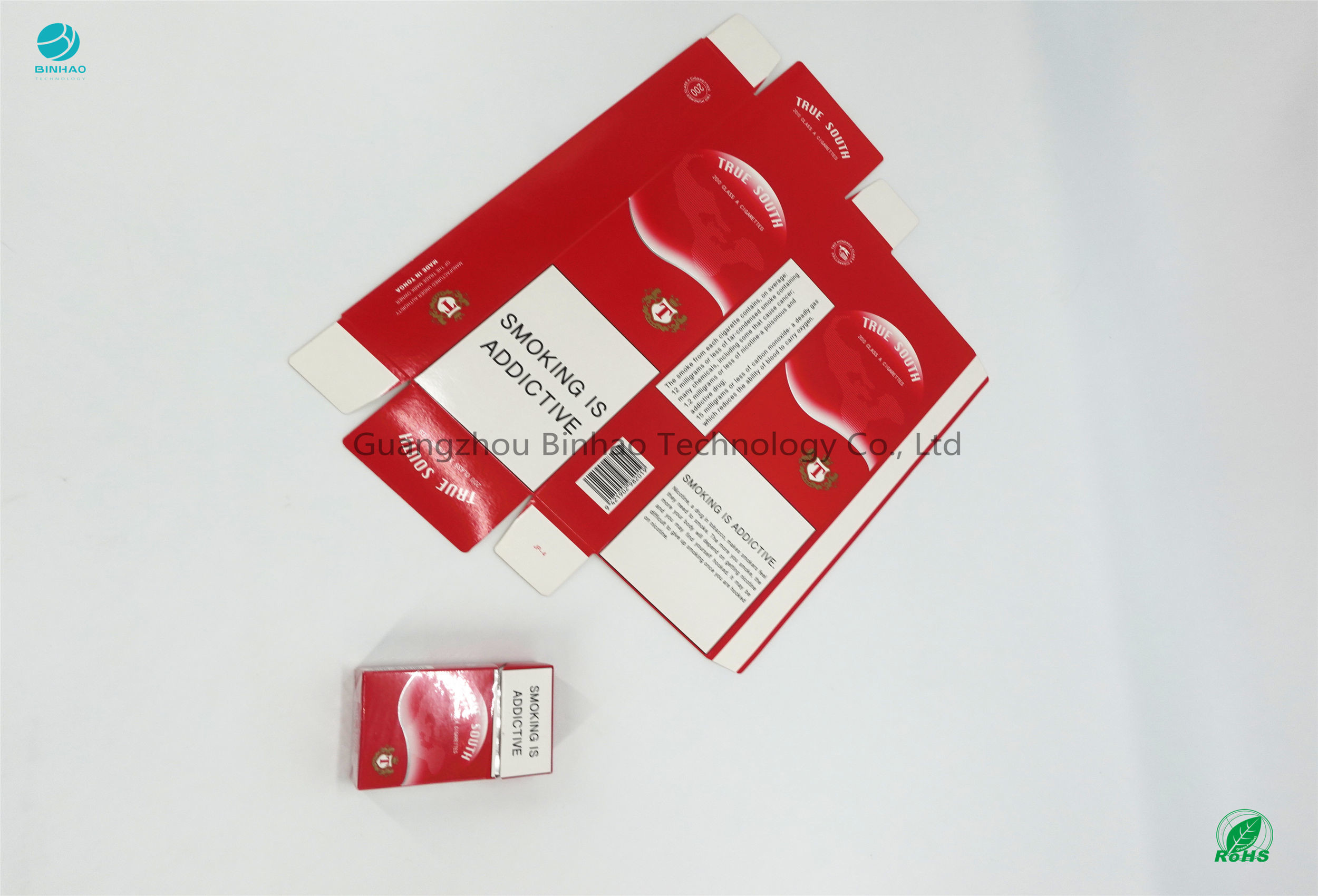 Boîte de bon carton d'imprimabilité de la rigidité 89% de porte-cigarettes longue