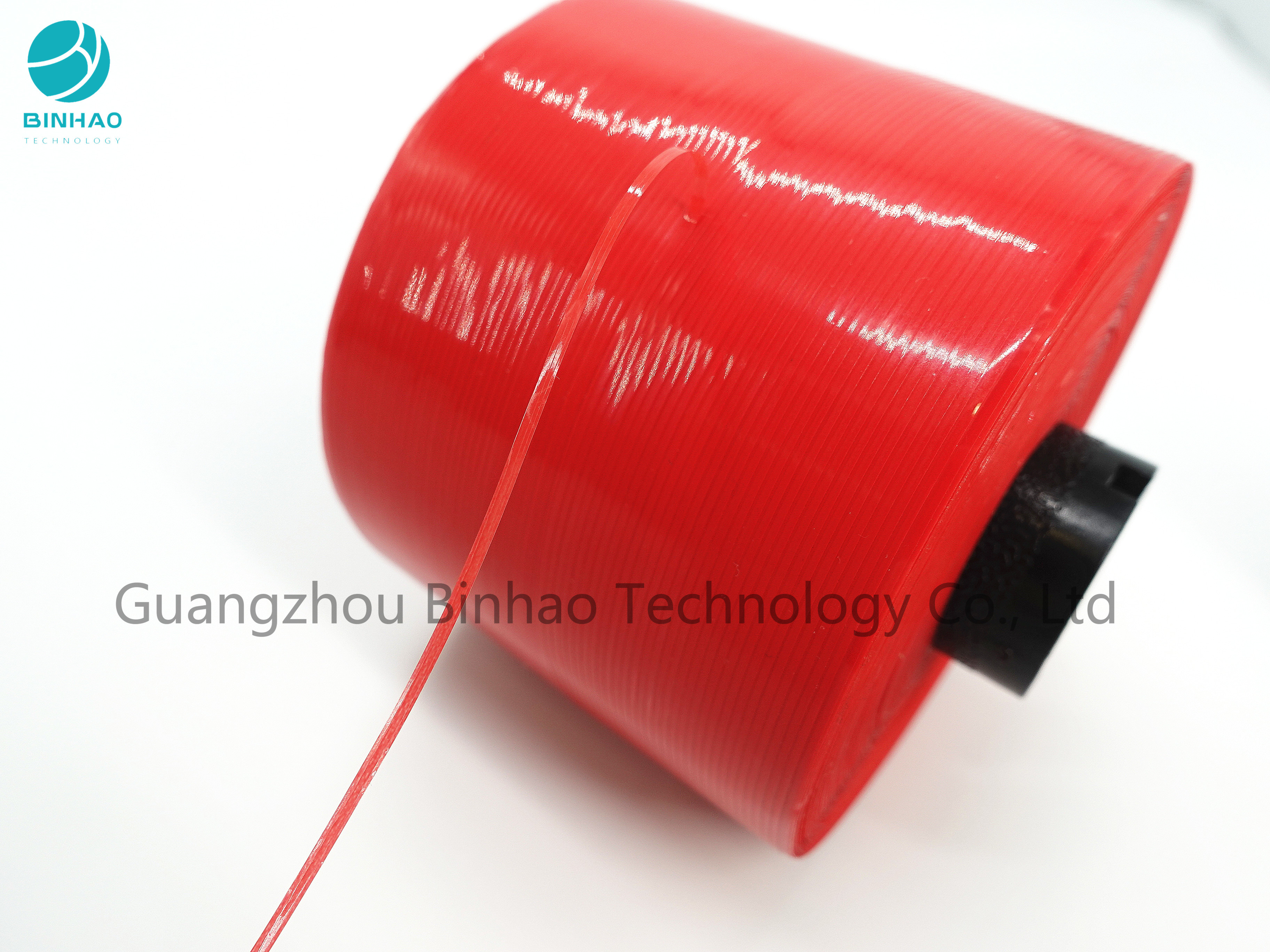 Bande de larme de couleur rouge de laser Logo Printed Custom Design 2.5mm