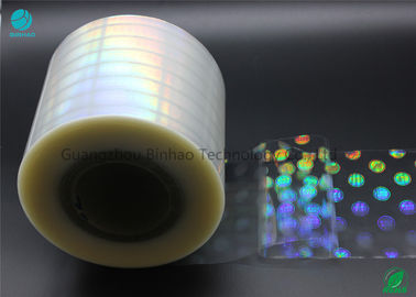 Anti- contrefaçon de brillant transparent de petit pain de film de BOPP pour le paquet intérieur 120mm de boîte de cigarette